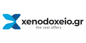 Το logo της εταιρίας κρατήσεων xenodoxeio.gr
