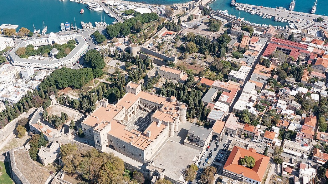 Αεροφωτογραφία της Παλιάς Πόλης της Ρόδου