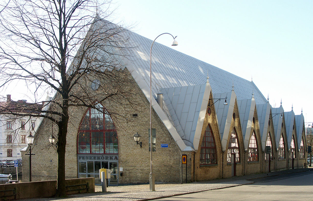 Η ψαραγορά που ονομάζεται Εκκλησία των Ψαριών στο Γκέτεμποργκ