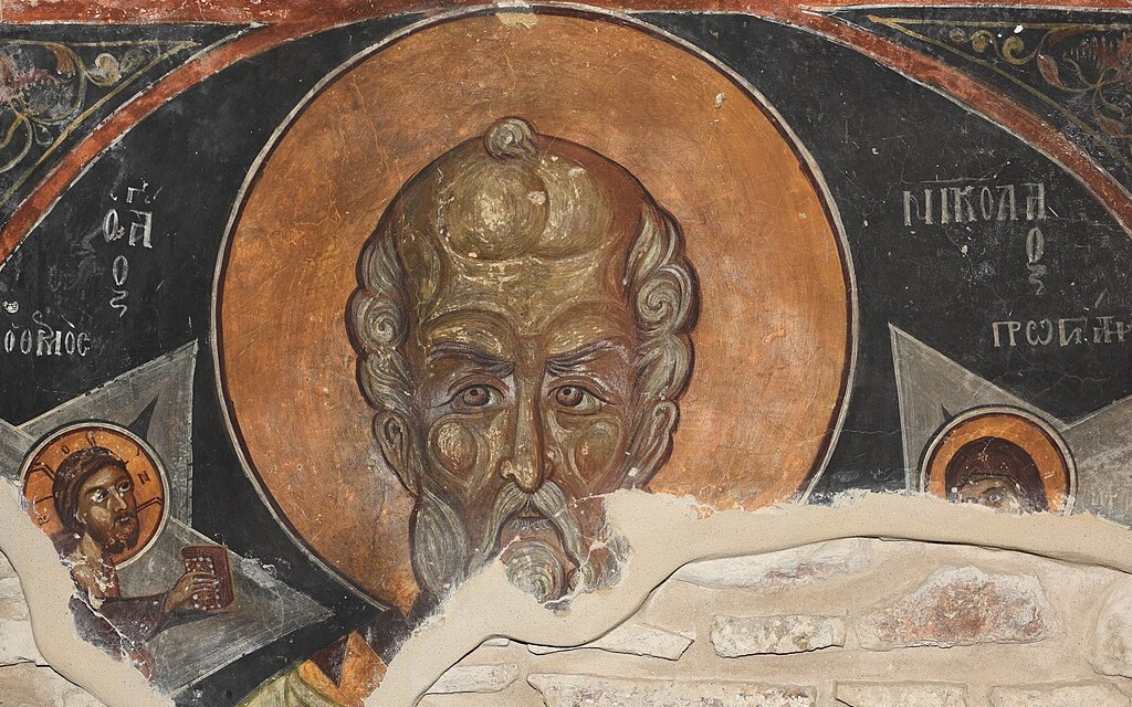 Αγιογραφία του Αγίου Νικολάου στην Παναγία Κουρμπελίδικη Καστοριά
