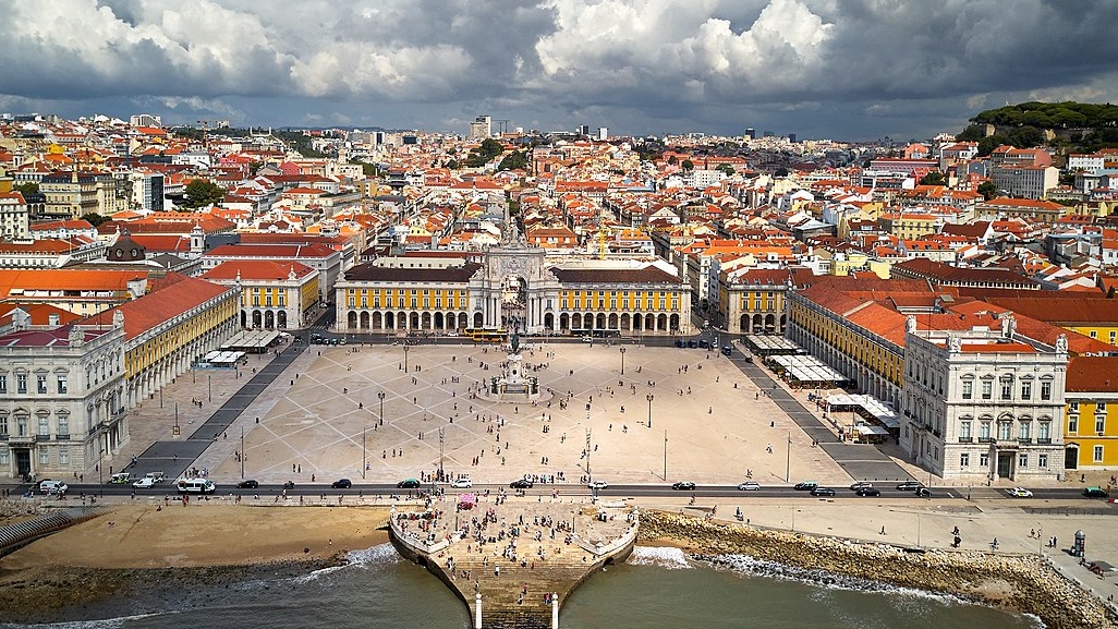 Η Πλατεία Εμπορείου στη Λισαβόνα