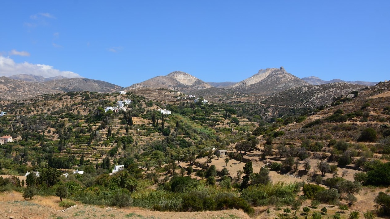 Η ύπαιθρος της Νάξου, περιοχή Κουχουνοχώρι