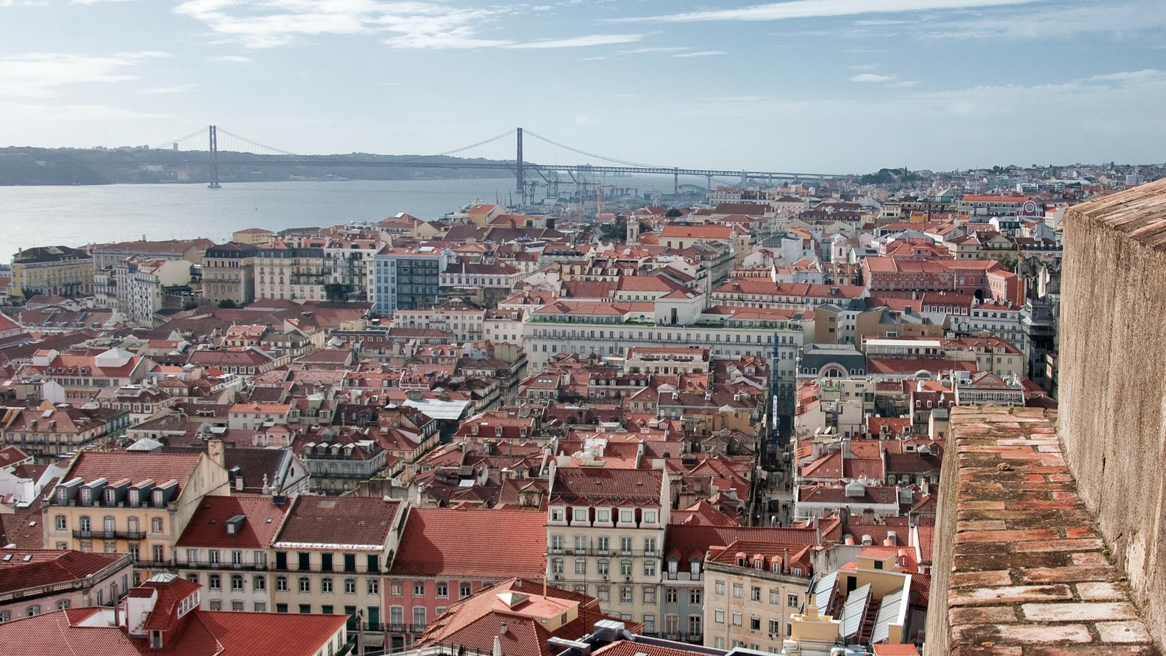 Πανοραμική φωτογραφία της Λισαβόνας