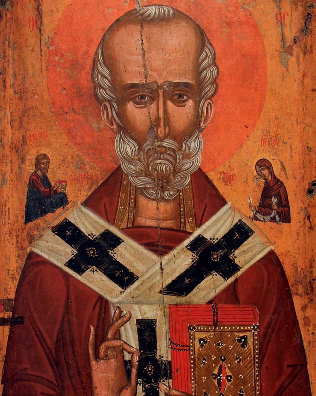 Βυζαντινή εικόνα του Αγίου Νικολάου