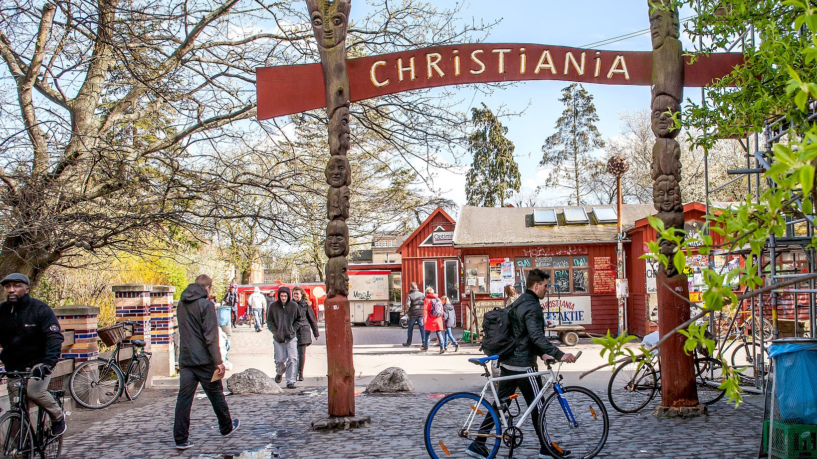 Η φημισμένη Christiania  στην κοπεγχάγη