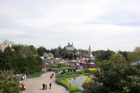 disneyland εισητηρια πανοραμική φωτογραφία του παρκου