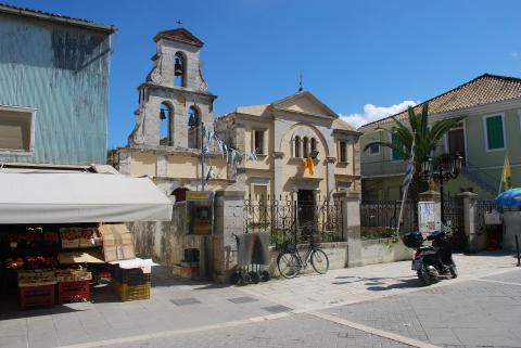 Εκκλησία Εισοδίων της Θεοτόκου στην πόλη της Λευκάδας εξανθεια λευκαδα