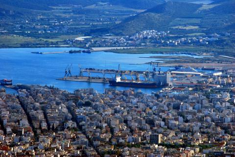 Πανοραμική φωτογραφία στο λιμάνι βόλοσ αξιοθέατα