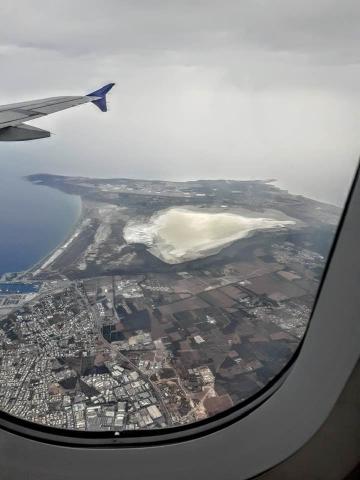 Αεροφωτογραφία της Αλυκής Ακρωτηρίου στη Λεμεσό