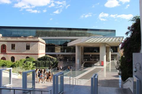 Η είσοδος του Μουσείου της Ακρόπολης στην Αθήνα