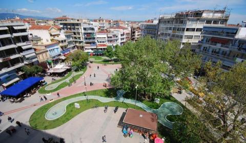 Η Πλατεία Ελευθερίας στην Κατερίνη