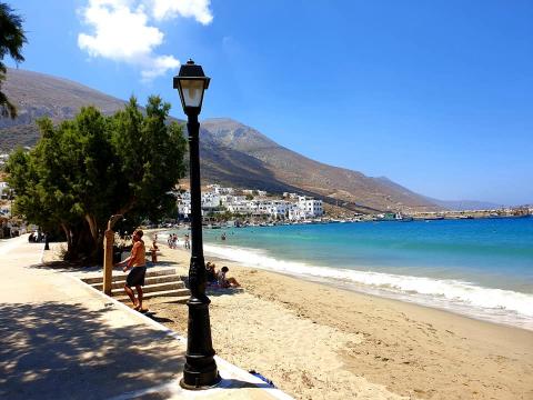 Katapola beach Amorgos