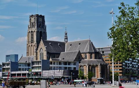 Ρότερνταμ αξιοθέατα η Μεγάλη Εκκλησία του Αγίου Λαυρεντίου 