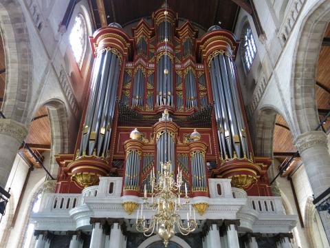 Το εκκλησιαστικό όργανο στη Μεγάλη Εκκλησία του Αγίου Λαυρεντίου στο Ρότερνταμ