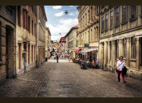 Η Νέα Οδός Χάγκα (Haga Νygata) στην ομώνυμη συνοικία στο Γκέτεμποργκ