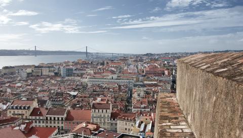 Πανοραμική φωτογραφία της Λισαβόνας