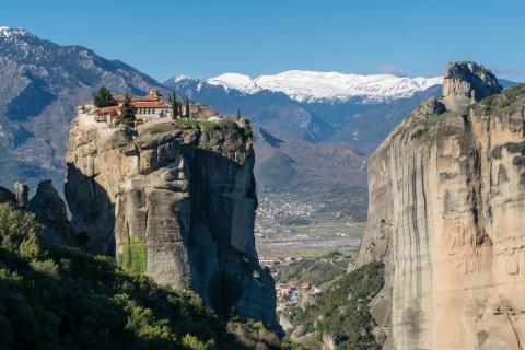 Το Μοναστήρι της Αγίας Τριάδας στα Μετέωρα