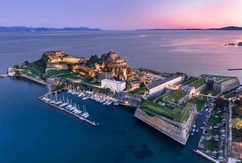Το παλιό φρούριο της Κέρκυρας από ψηλά