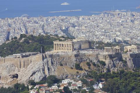 Αθήνα Ακρόπολη Παρθενώνας πανοραμική άποψη